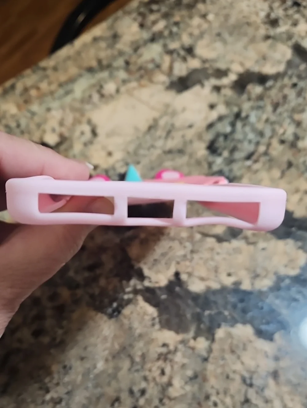 Pink Unicorn 3D Silicone Phone Case for iPhone 6 Plus 6s Plus 7 Plus 8 Plus